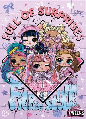Набір пазлів L.O.L. Surprise! Tweens Fierce Style, 60 елементів Ідейка (LP60-003)