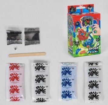 Набір для проведенння дослідів Crazy Slime Magnetic Danko Toys (SLM-Mg-02-01U,02U УКР.)