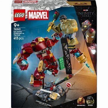 Конструктор LEGO Marvel Легендарна битва: Халкбастер vs. Халк (76343)