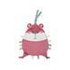 Игрушка мягкая Pastel Friends Canpol (68/067_pin)