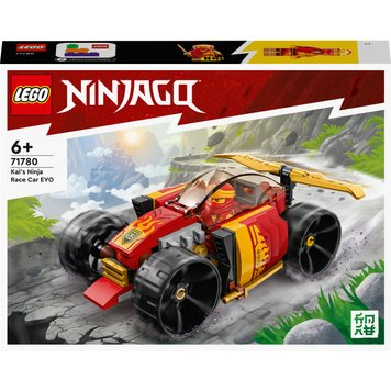 Конструктор LEGO NINJAGO Гоночный автомобиль ниндзя Кая EVO (71780)