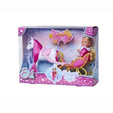 Игровой набор Simba Эви Зимняя карета с лошадью (5733701)