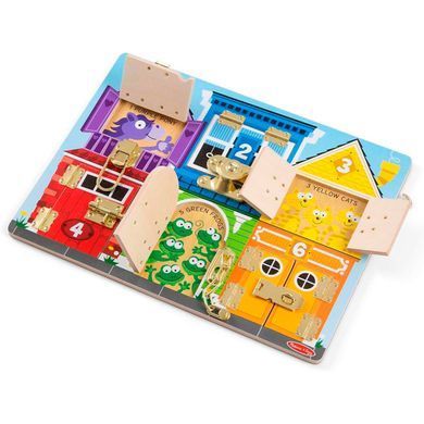 Дерев&rsquo;яна дошка із засувками Melissa and Doug (SM93406/6075185)