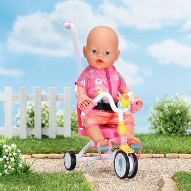 Трехколесный велосипед для куклы Baby Born Приключения с Бертой (834299)