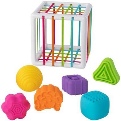 Сортер-куб со стенками-шнурочками Fat Brain Toys InnyBin (F251ML)