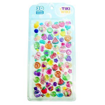 Набір 3D-наліпок Tiki Wiki Crystal Тікі фрукти S2 (25ESE009-09)