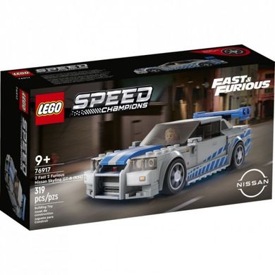 Конструктор LEGO Speed ​​Champions "Подвійний форсаж" Nissan Skyline GT-R (R34) (76917)