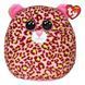 Подушка TY Squish-a-boos Леопард Lainey 20 см (39299)