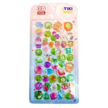 Набір 3D-наліпок Tiki Wiki Crystal Тікі котики в саду (25ESE009-10)