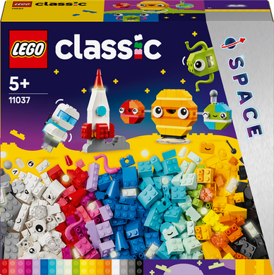 Конструктор LEGO Classic Творчі космічні обʼєкти 450 дет. (11037)