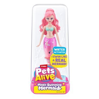 Интерактивная игрушка Pets alive S1 Очаровательная русалочка Розовая Звезда (9567A)