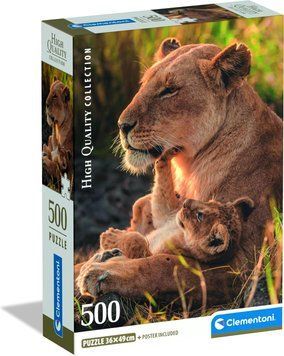 Пазли Clementoni Мамина левина любов 500 ел. (35620)