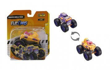Машинка-трансформер Flip Cars 2 в 1 Монстр-трак Горилла (EU463875A-)