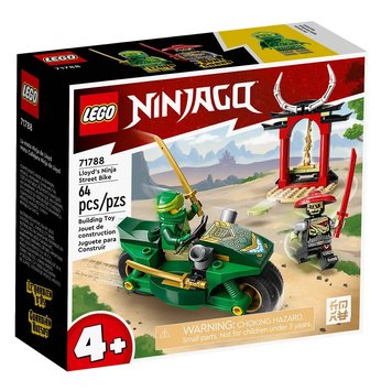 Конструктор LEGO NINJAGO Дорожный мотоцикл ниндзя Ллойда 64 детали (71788)