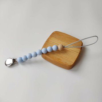Тримач силіконовий для пустушки ЦК-1 - 1 BNB (0151-baby-blue)