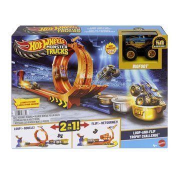 Ігровий набір Hot Wheels Monster Trucks Петлі та трюки (JBX64)
