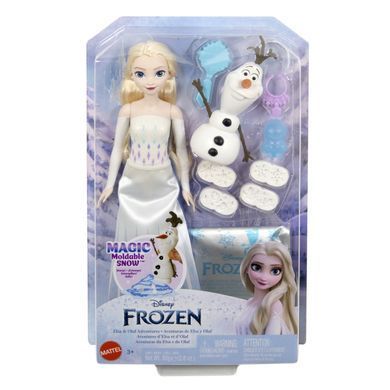 Набір з лялькою Disney Frozen Ельза та Олаф Ліпимо сніжки (HYH10)