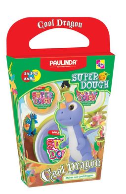 Маса для ліплення Paulinda Super Dough Cool Dragon Дракон фіолетовий PL-081378-18