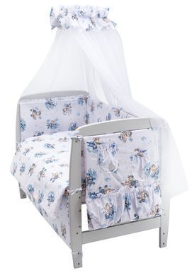 Детская постель Babyroom Gold RG-08 белый (мишки на самолете)