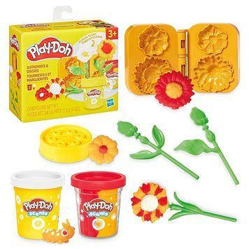 Набір для творчості з пластиліном Play-Doh Соняшники та ромашки (G2476/G2479)
