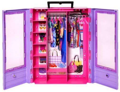 Ігровий набір Barbie Бузкова шафа для одягу (HJL65)