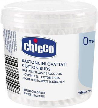 Палички ватні Chicco бавовняні, 160 шт. (10442.00)