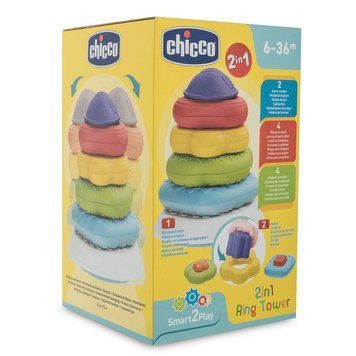 Пірамідка-сортер Ring Tower Chicco (09372.10)