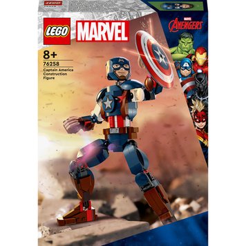 Конструктор LEGO Marvel Super Heroes Фігурка Капітана Америка для складання (76258)