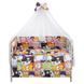 Детская постель Babyroom Gold RG-08 белый (большие зверьки)