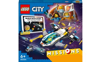 Конструктор LEGO City Місії дослідження Марсу на космічному кораблі (60354)