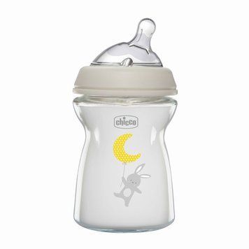 Бутылка стеклянная Natural Feeling 250 мл. Chicco (81221.30)