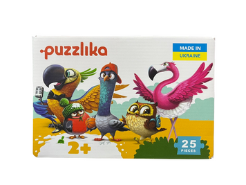 Пазлы 5 в 1 Левеня Puzzlika Птицы (14255)