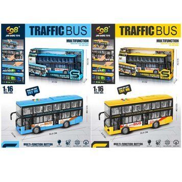 Автобус двухэтажный в ассортименте (JS123-3A)