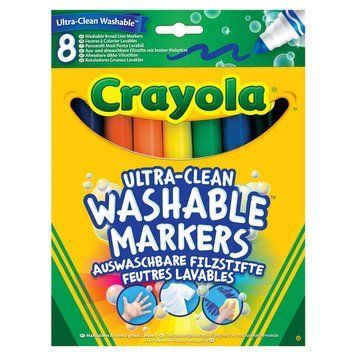 Crayola Фломастери (58-8328) 8 змиваються широких 3+