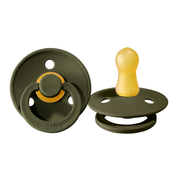 Соска пустушка Colour Latex Size 1 Hunter Green Bibs (100218)