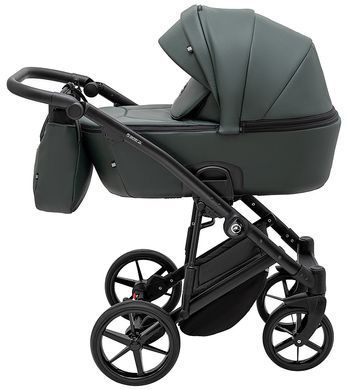 Коляска 2в1 Adamex Mobi Air Thermo New ECO темо-зелений (SA-29)