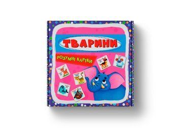 Розумні картки Тварини 30 карток Crystal Book
