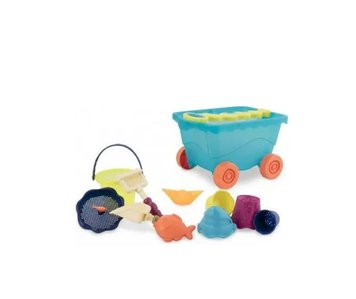 Набір для гри з піском і водою Battat Візок Море 11 предметів (BX1596Z)
