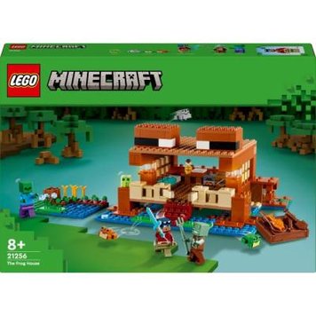 Конструктор LEGO Minecraft Дом в форме лягушки 400 детали (21256)