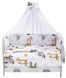 Детская постель Babyroom Gold RG-08 белый (сафари)