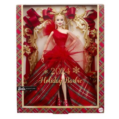 Коллекционная кукла Barbie Signature Праздничная блондинка (HRM61)