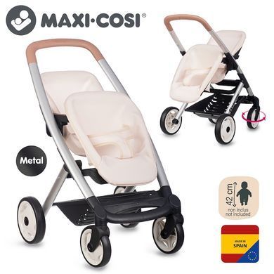 Коляска для двойняшек Smoby Maxi-Cosi Айвори (7600253222)