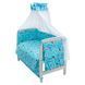 Детская постель Babyroom Gold RG-08 голубой (пандочки)