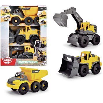 Набір машинок Dickie Toys "Вольво. Автоконструктор" (372 2015)