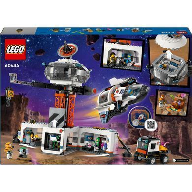 Конструктор LEGO City Космическая база и стартовая площадка для ракеты (60434)