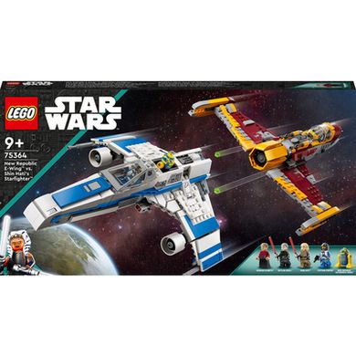 Конструктор LEGO Star Wars Истребитель Новой Республики «E-Wing» против Звездного истребителя Шин Хати (75364)