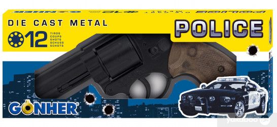 Gonher Револьвер (127/6) Police 12-зарядный