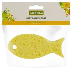 Мочалка-спонж Baby Team Рибка, жовтий (7407)