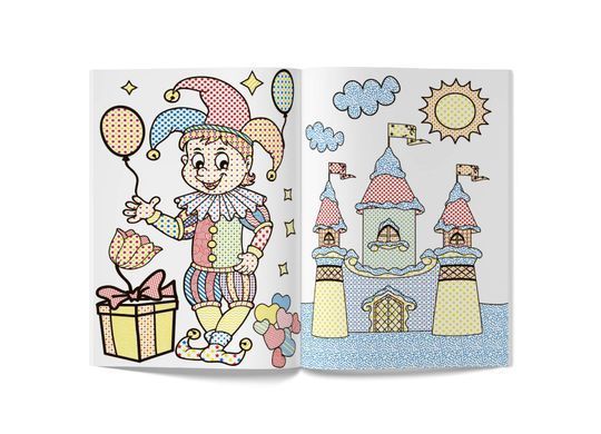 Книга "Великі водяні розмальовки. Замок принцеси" Crystal Book