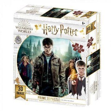 Пазли 3D Гаррі Поттер, Герміона і Рон 500 ел. (32582)